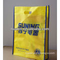 PP non woven shopping bag with die-cut patch